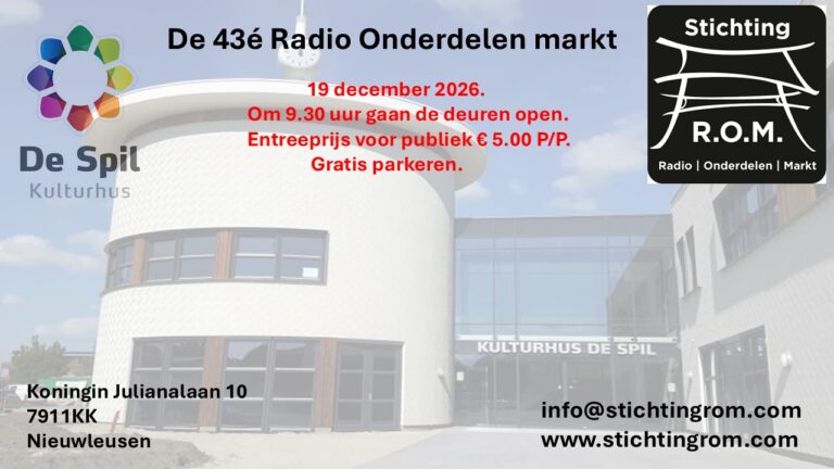 Radiomarkt weg bij De Lichtmis, voortaan overdekt